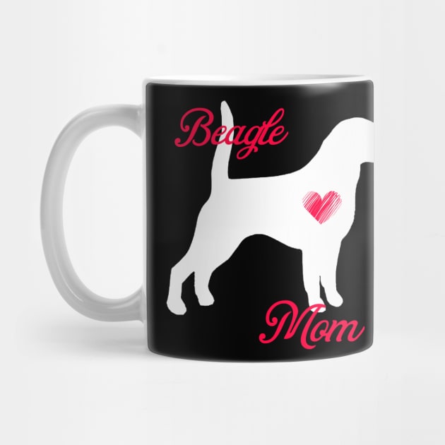 Beagle mom   cute mother's day t shirt for dog lovers by jrgenbode